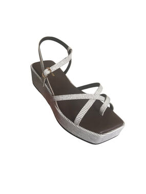 All Black by Anthropologie Platform Sandals Size 39